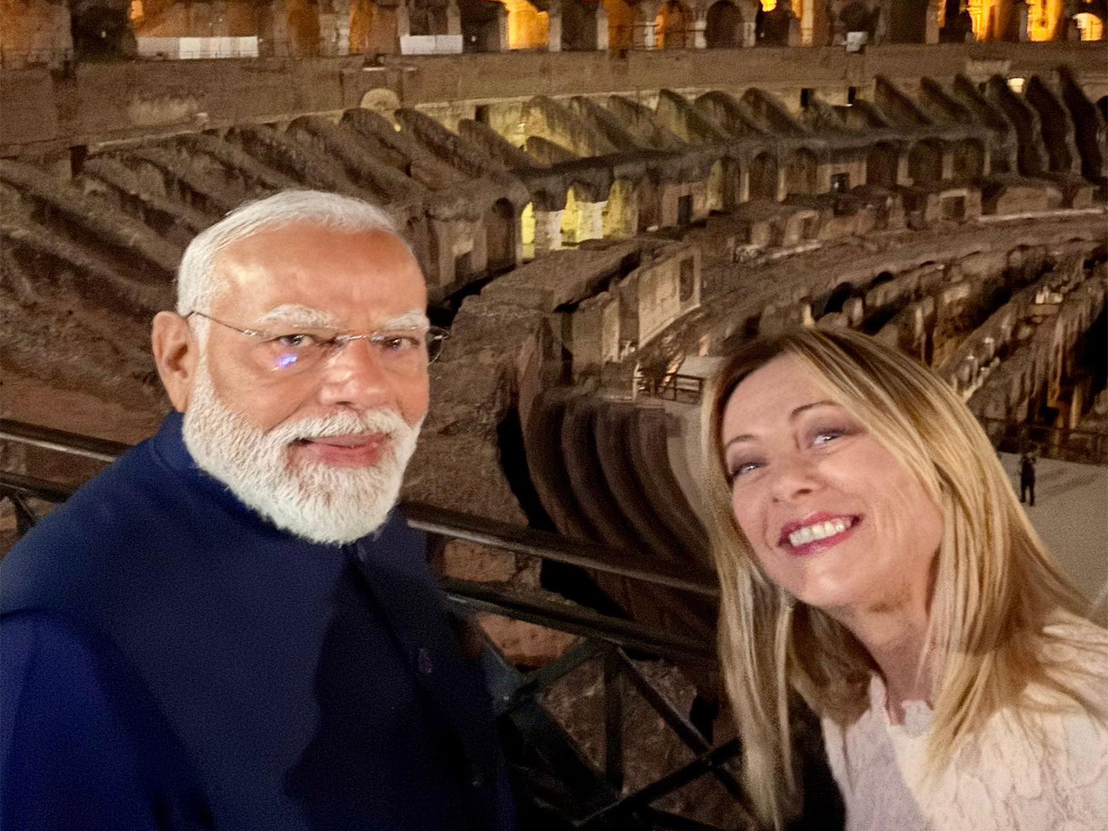PM Narendra Modi along with Italian PM Giorgia Meloni (Photo/@GiorgiaMeloni/X) 