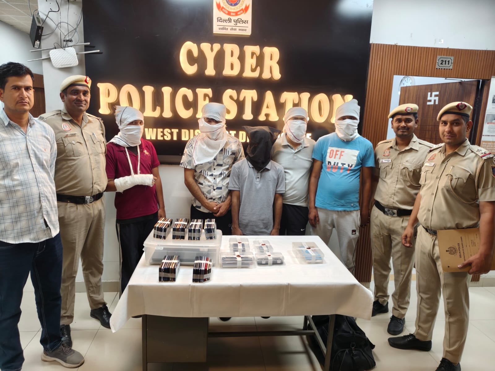 West district cyber team busts ₹40 crore fraud network, 35 accused arrested (Photo/ANI)