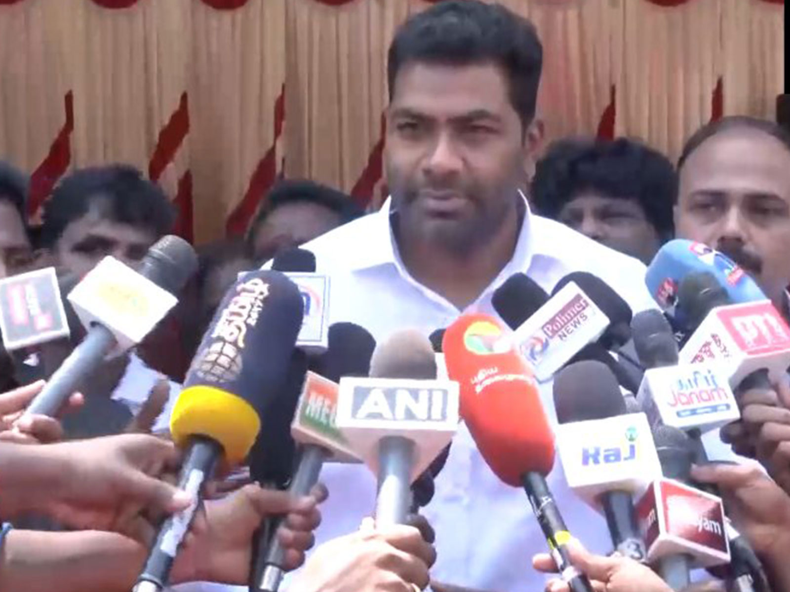 Tamil Nadu Minister Aadhav Arjuna (Photo/ANI)