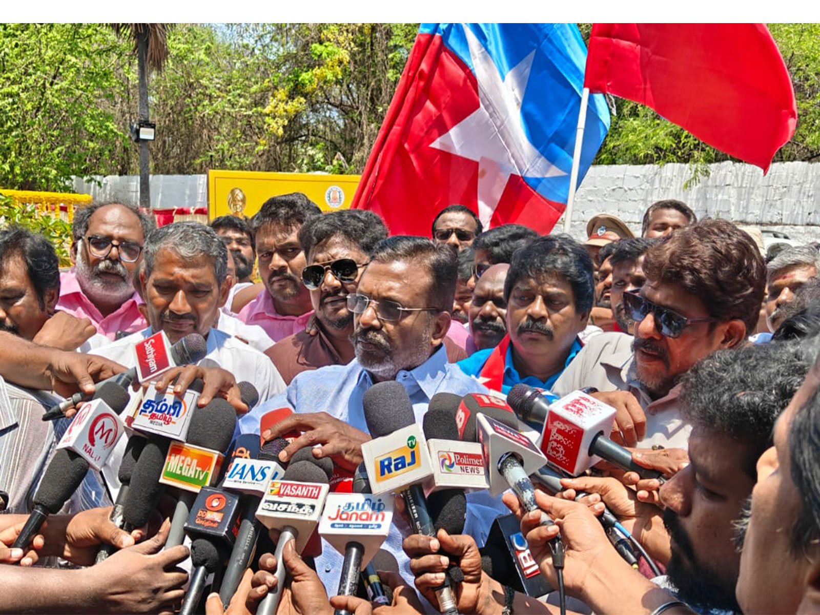 VCK President Thol. Thirumavalavan (Photo/ANI)