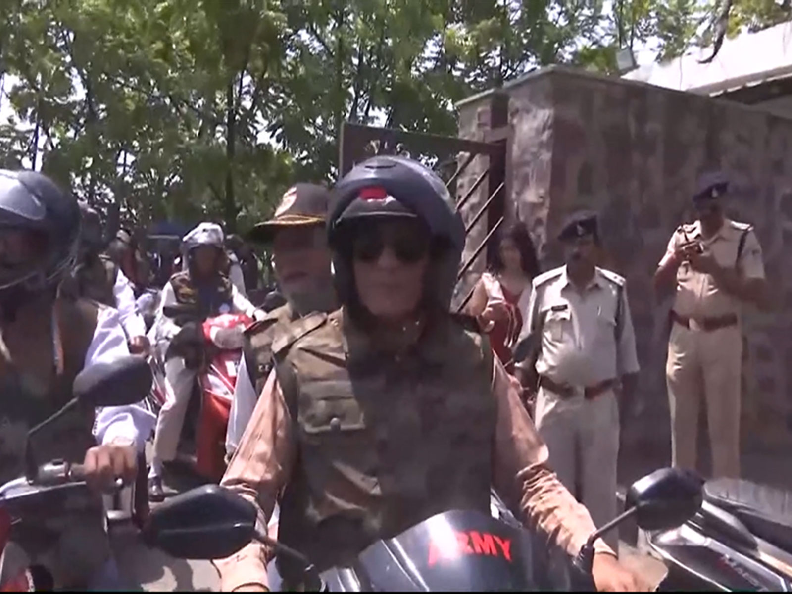 Vardi Social Welfare Foundation's bike rally (Photo/ANI)