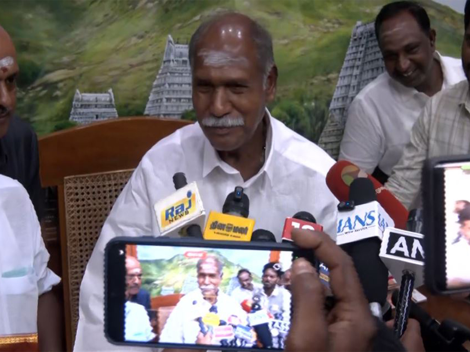 Puducherry Chief Minister N Rangasamy (Photo/ANI)
