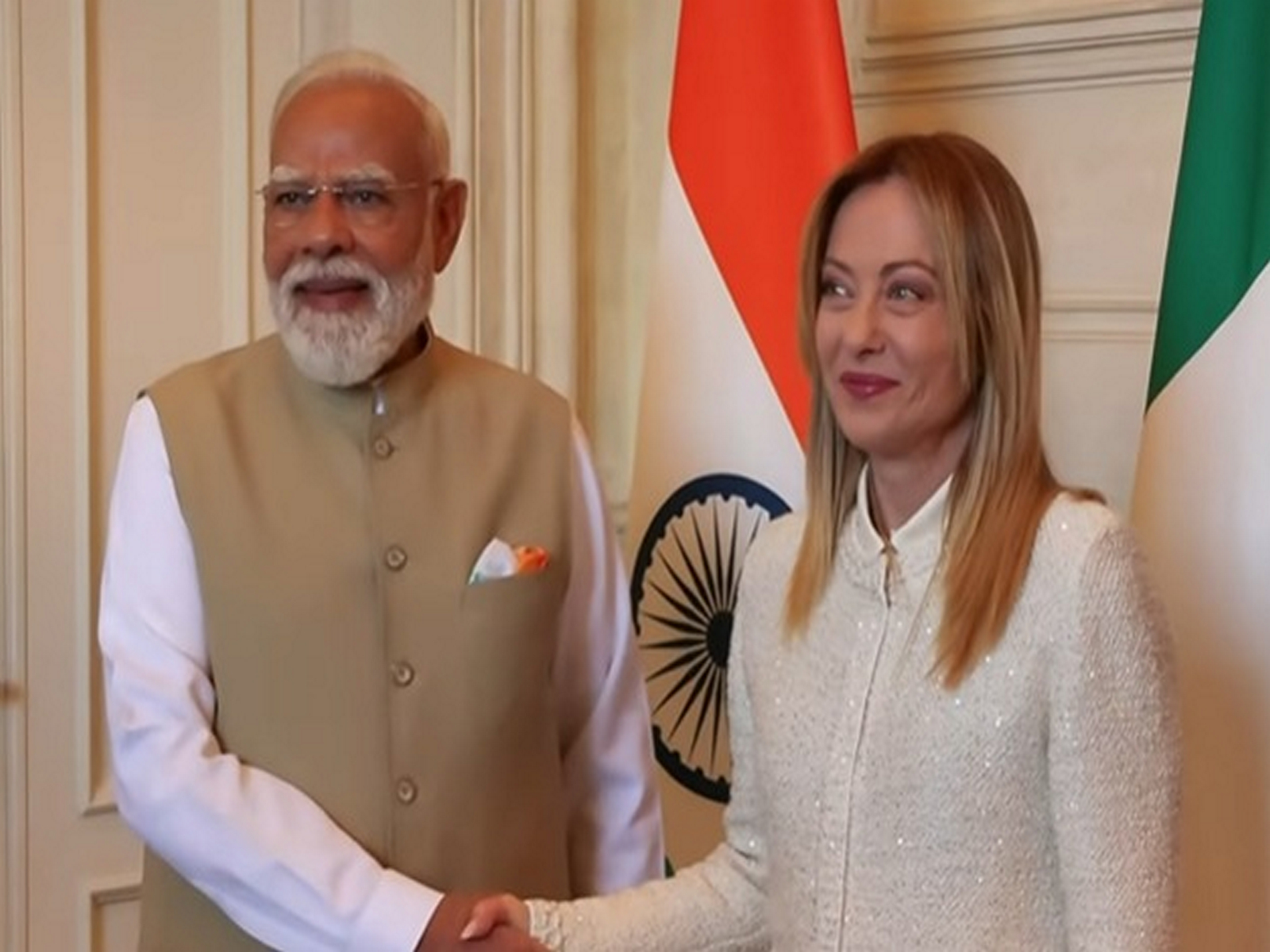 PM Modi holds delegation-level talks with Italian counterpart Meloni (Photo/NarendraModiYoutube)