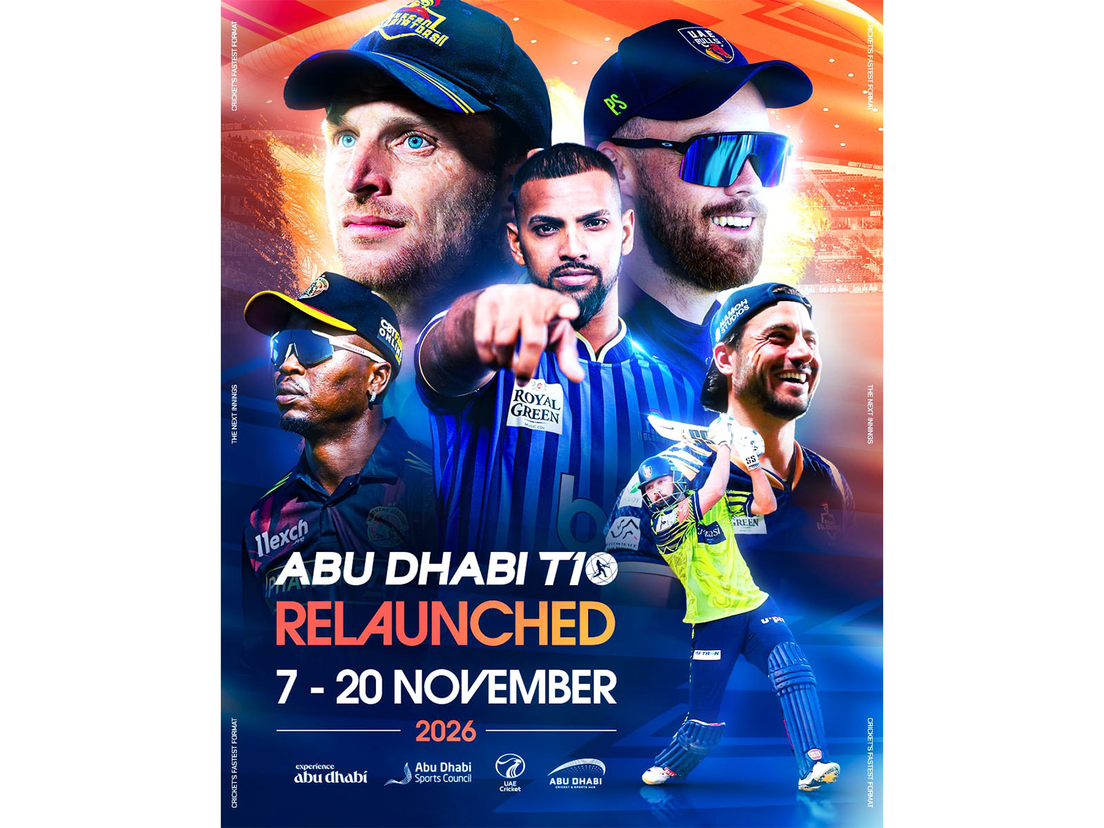 Abu Dhabi T10 confirmed from November 7 to 20 (Photo: ADT10)