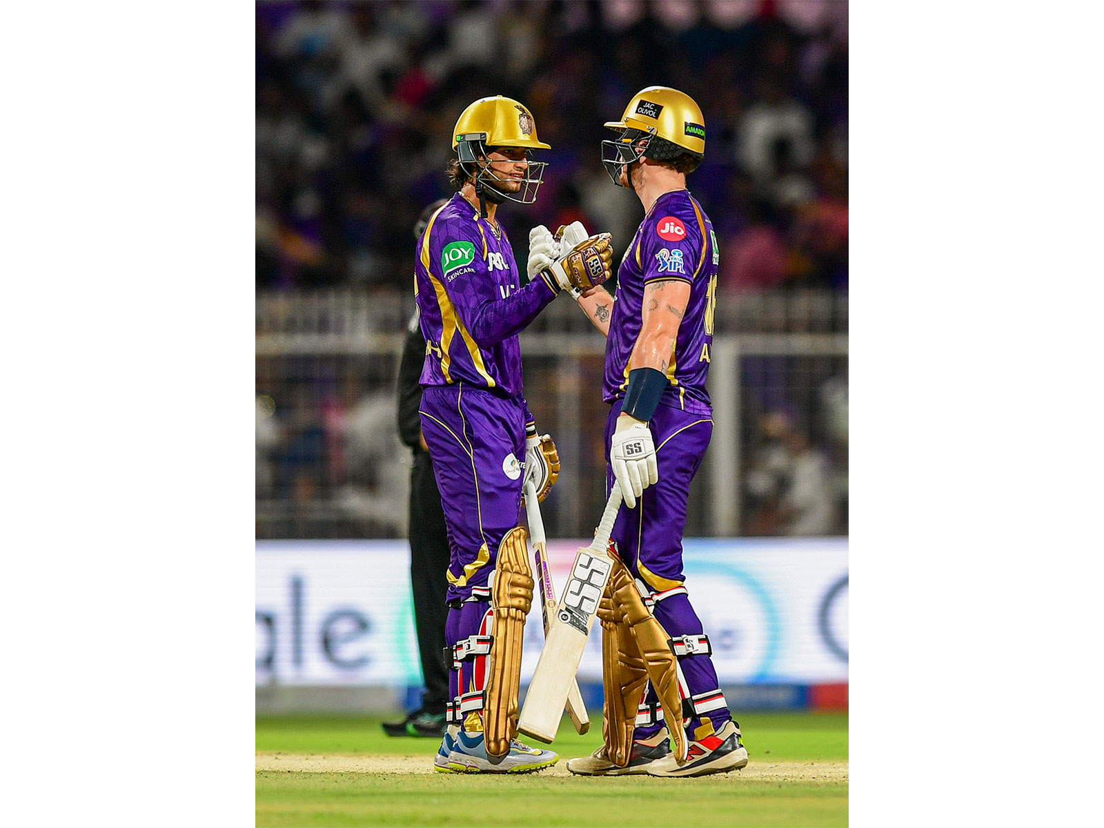 KKR's Angkrish Raghuvanshi (L) and Finn Allen (R) during IPL 2026 (Photo: ANI)