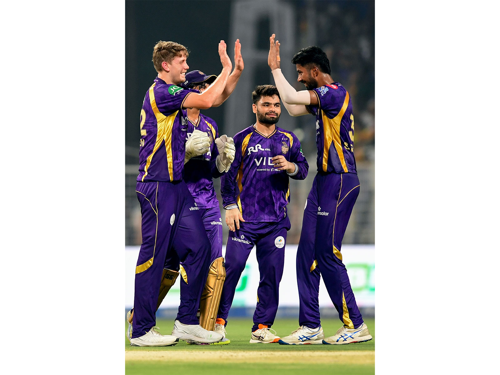 KKR players celebrarting during IPL 2026 clash against MI (Photo: ANI)