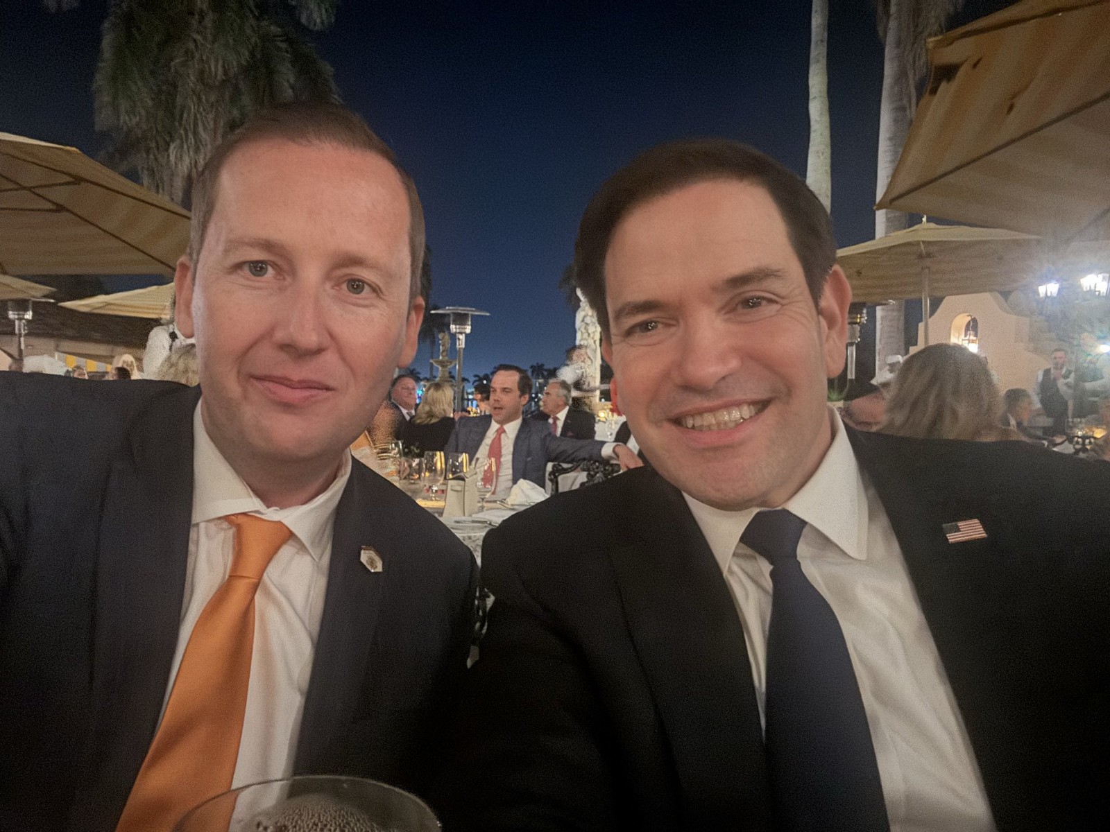 US Ambassador to India, Sergio Gor with US  Secretary of State Marco Rubio (Photo: X@USAmbIndia)