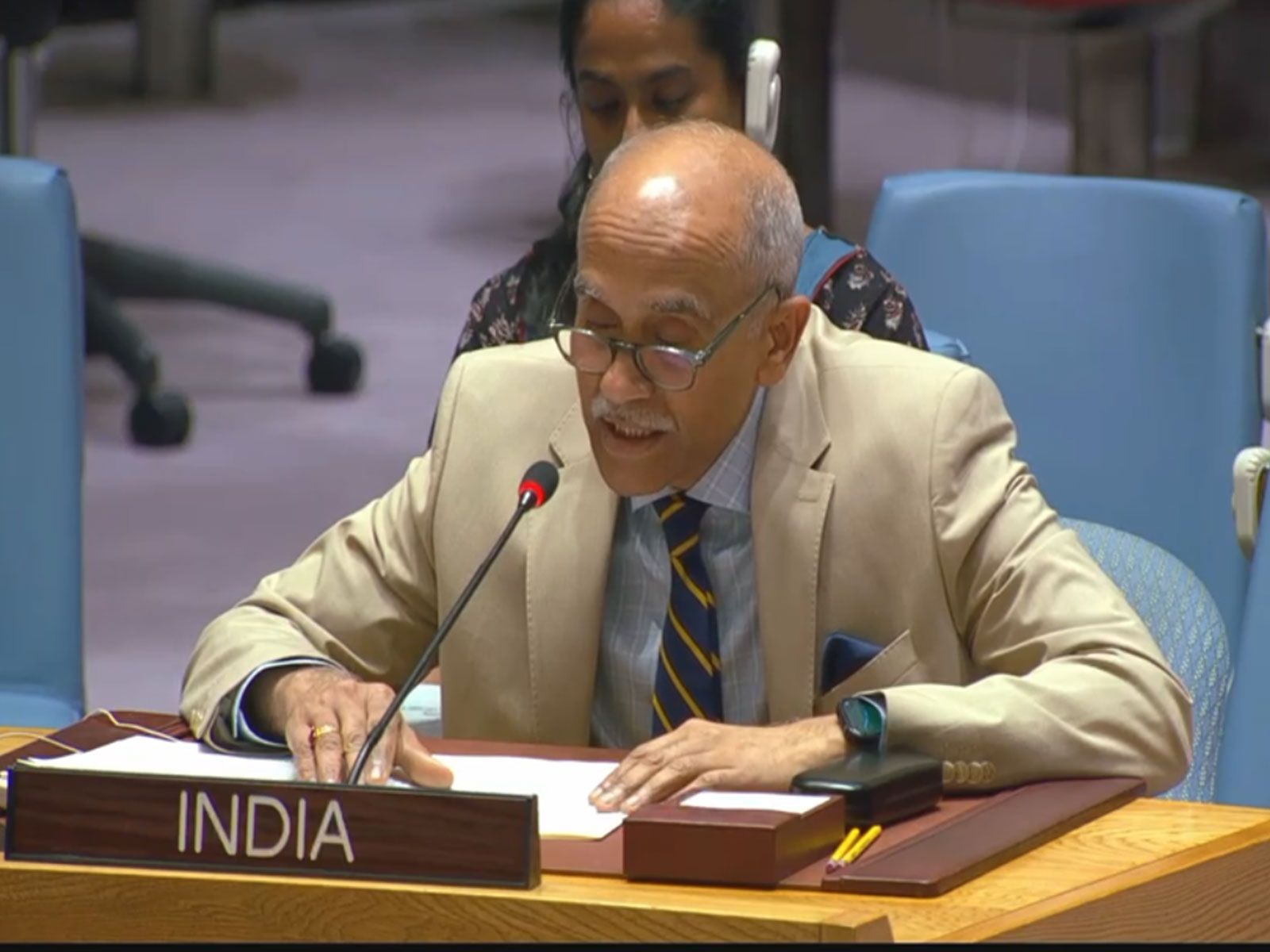 Ambassador Harish Parvathaneni, Permanent Representative of India to the UN (Photo/ANI)