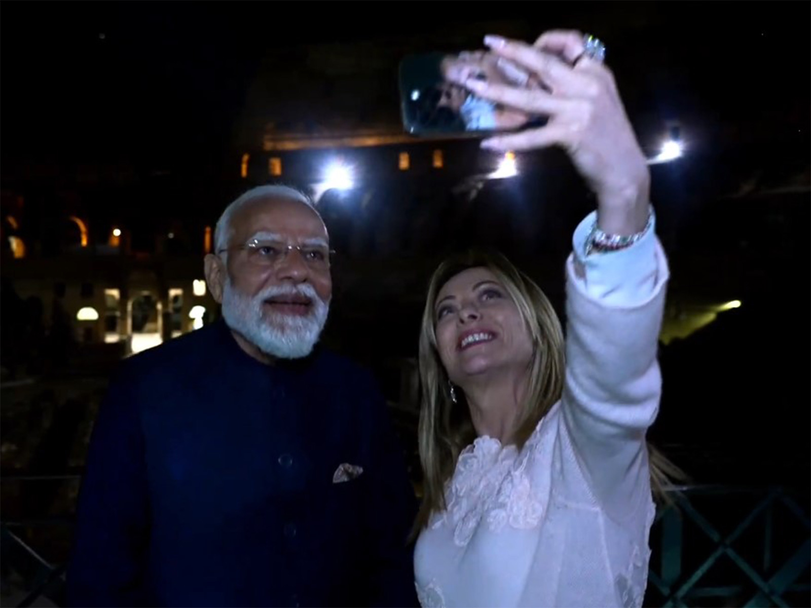 Prime Minister Narendra Modi with Italian counterpart Giorgia Meloni (Photo/X@narendramodi)