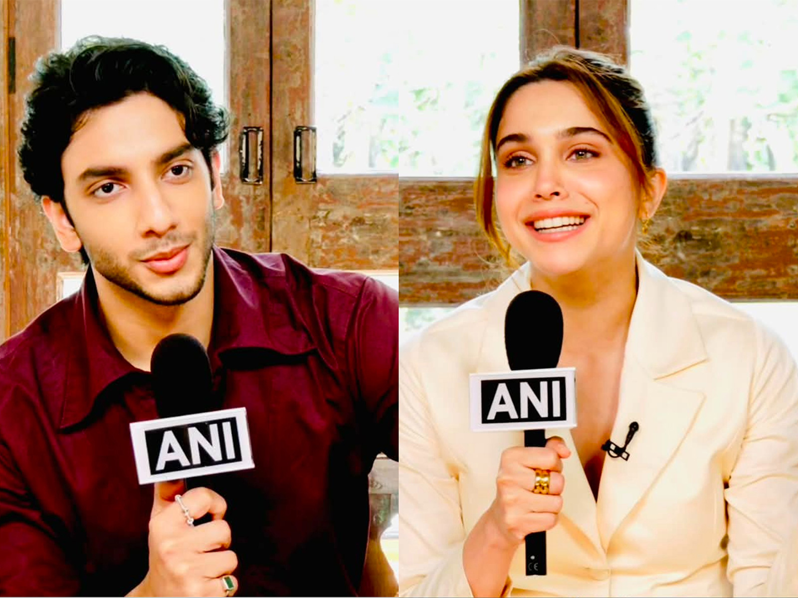 Vedang Raina, Sharvari Wagh (Photo/ANI)