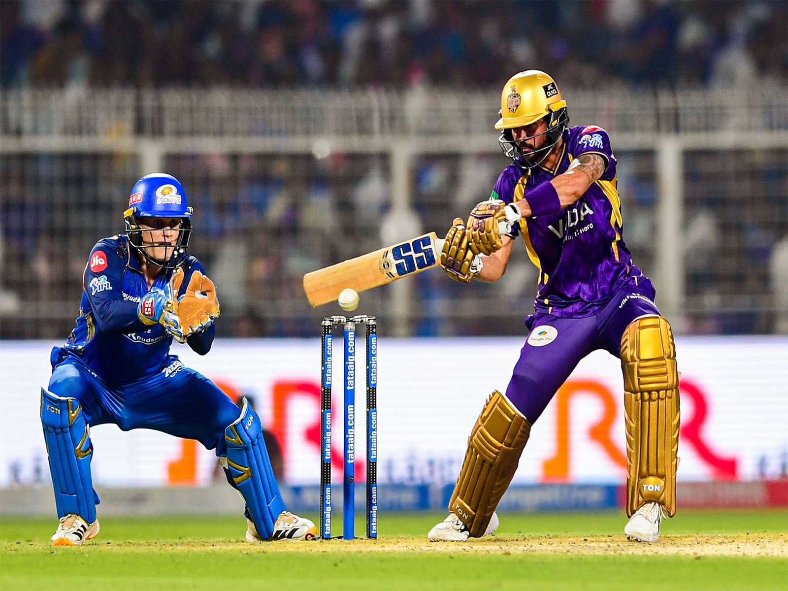 Manish Pandey batting against MI in IPL 2026. (Photo/ANI)