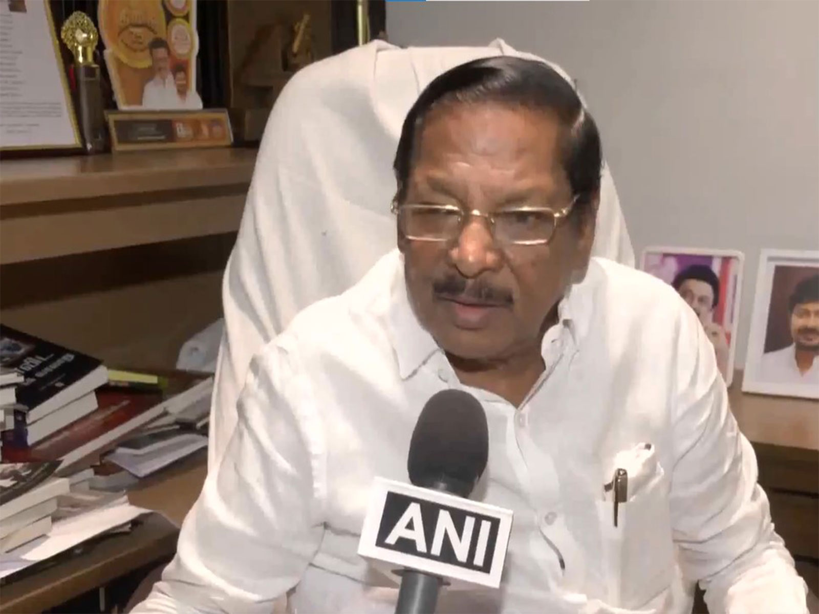 DMK leader RS Bharathi (Photo/ANI)