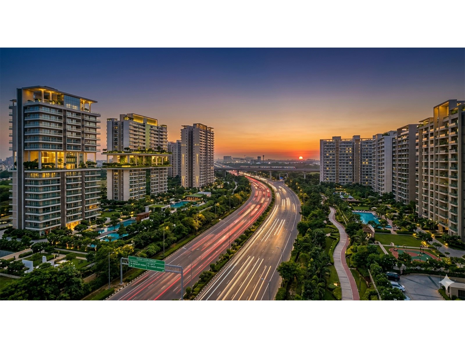 Where the horizon meets high-end living. Discover the evolving luxury landscape of Noida Expressway