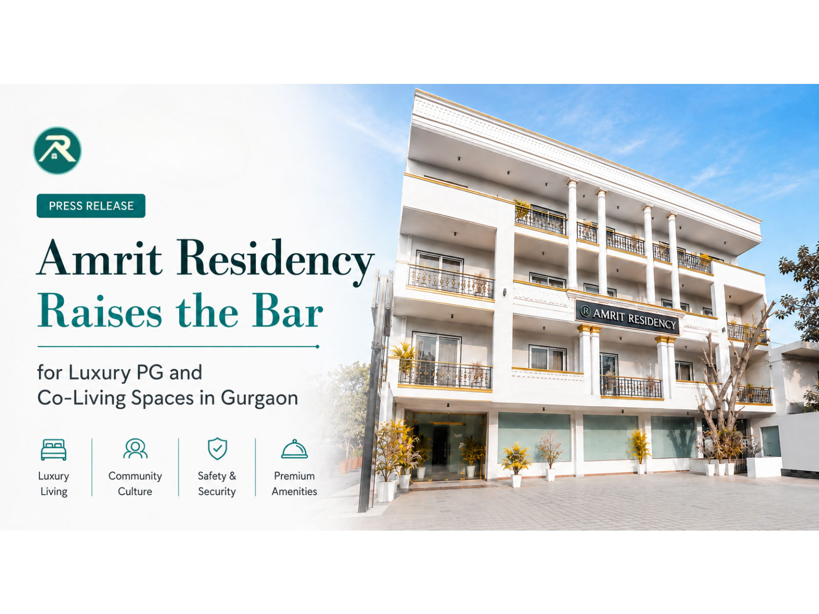 Amrit Residency Raises the Bar for Luxury PG and Co-Living Spaces in Gurgaon