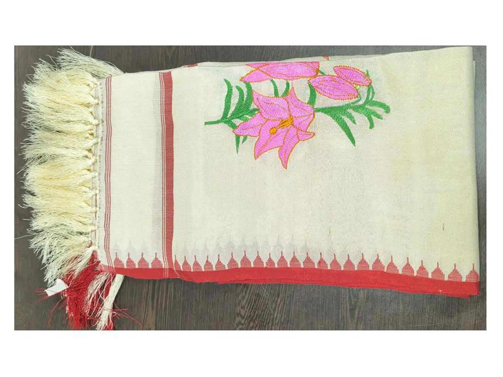 Shirui Silk Stole gifted to PM Meloni (Photo/ANI)