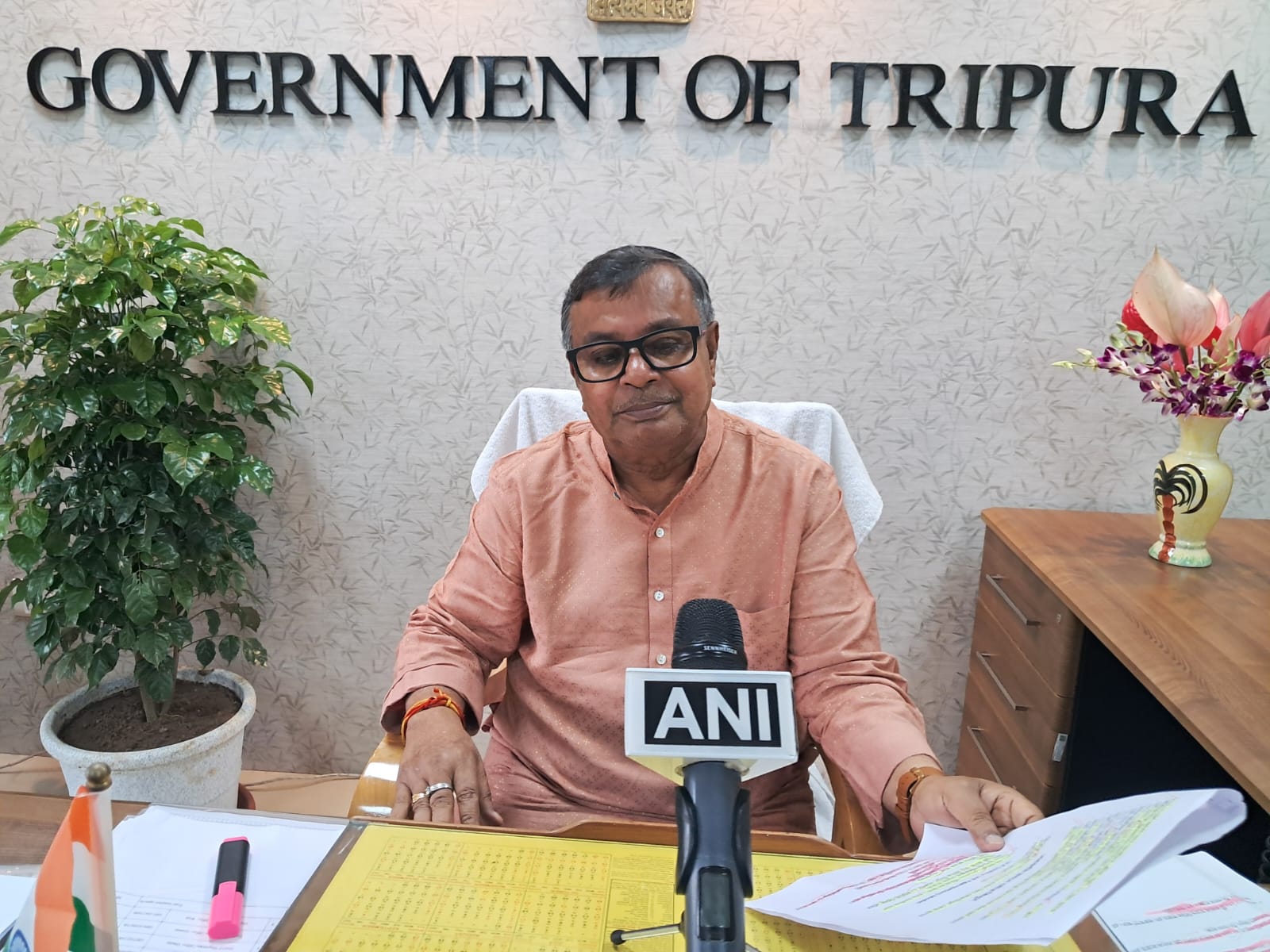 Tripura Power Minister Ratan Lal Nath (Photo/ANI)