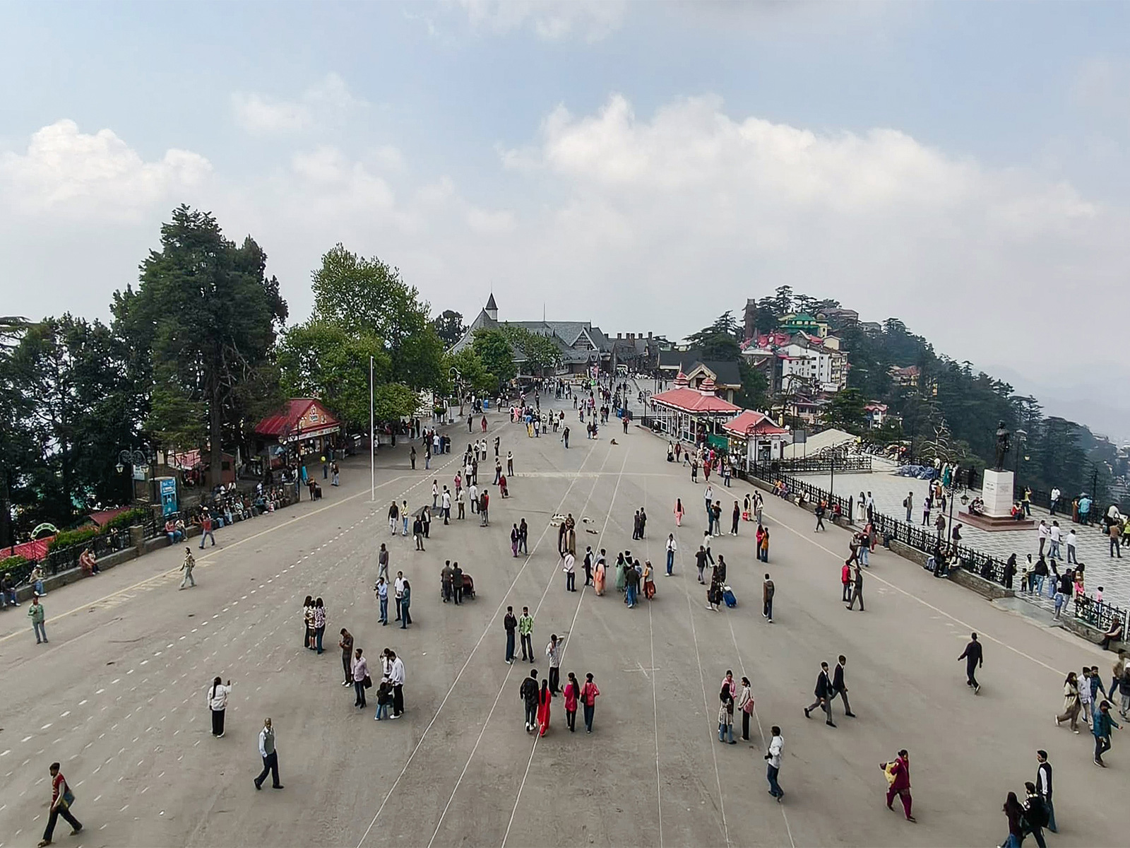 Visual from HP's Shimla (Photo/ANI)