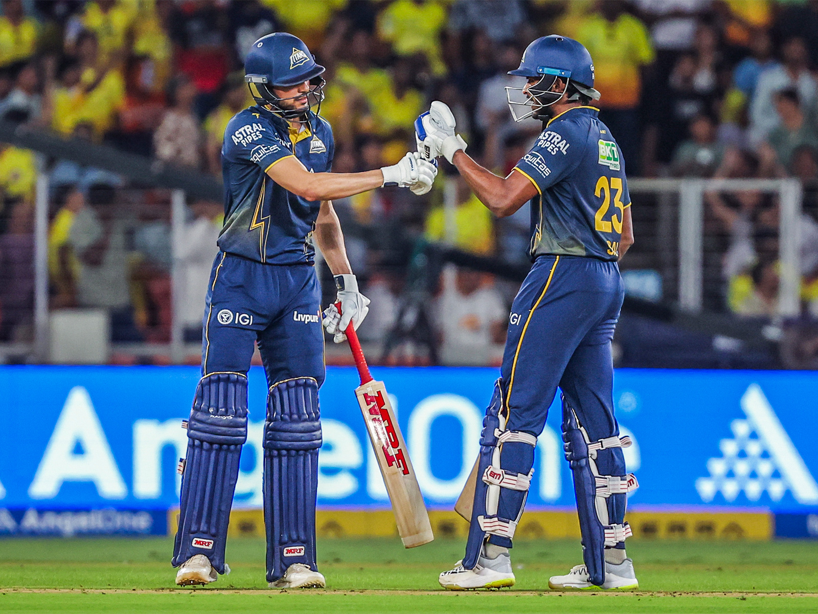 Sai Sudharsan and Shubman Gill. (Photo: ANI)