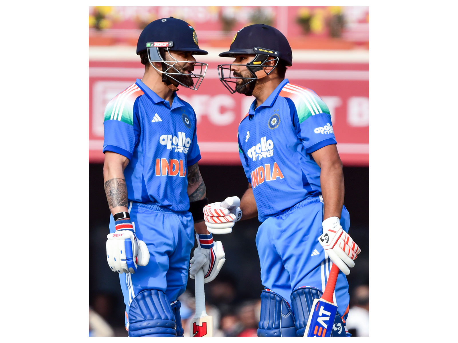 Virat Kohli and Rohit Sharma. (Photo: ANI)