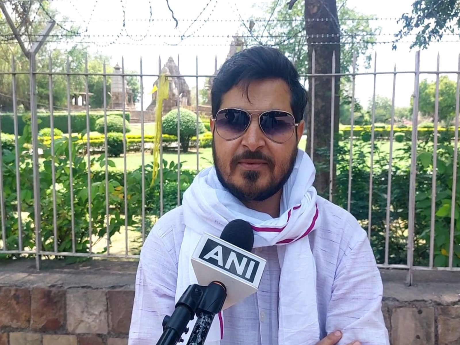 Rishi Tripathi,  a local trader (Photo/ANI)