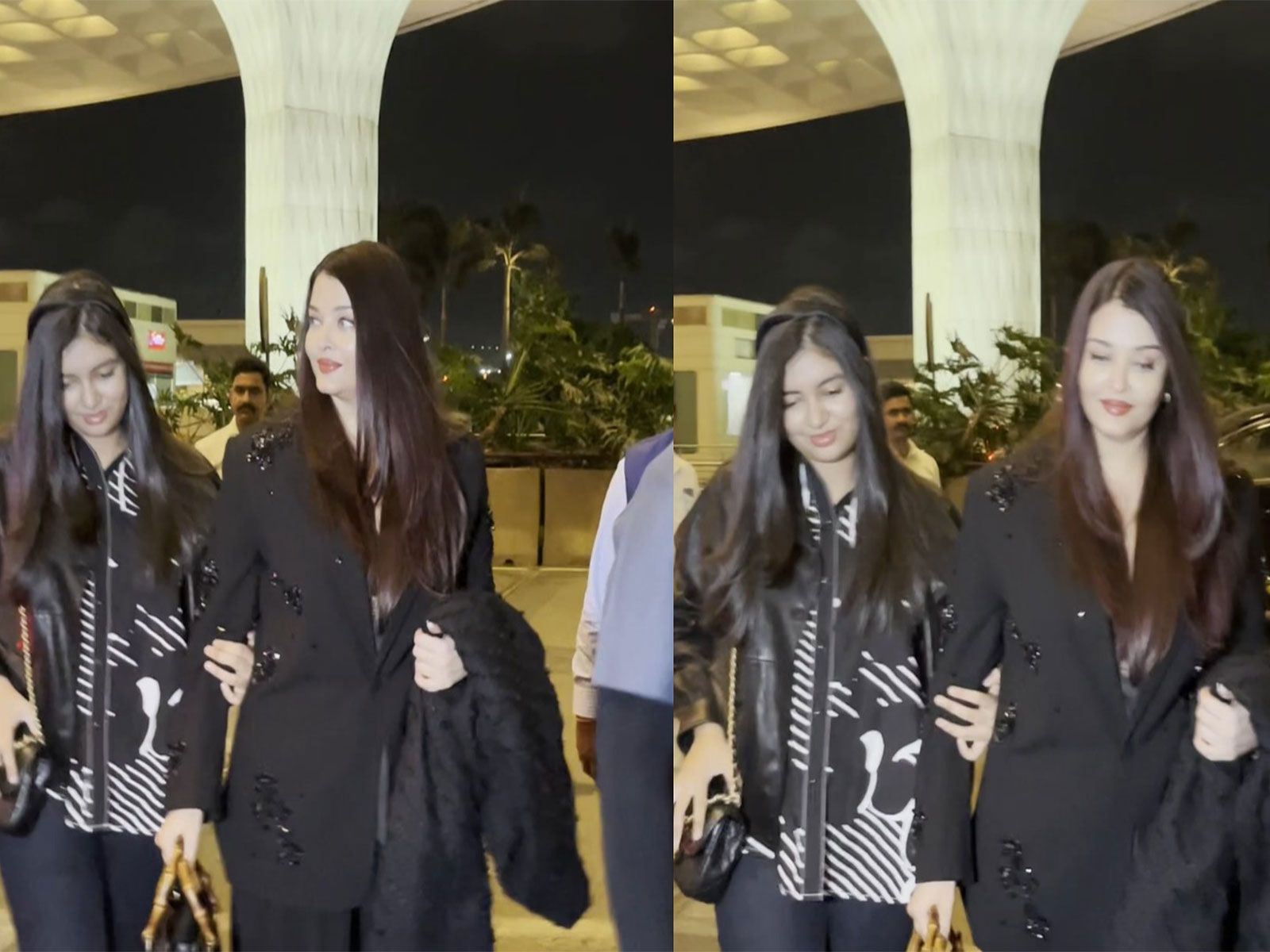Aishwarya Rai Bachchan with daughter (Photos/ANI)