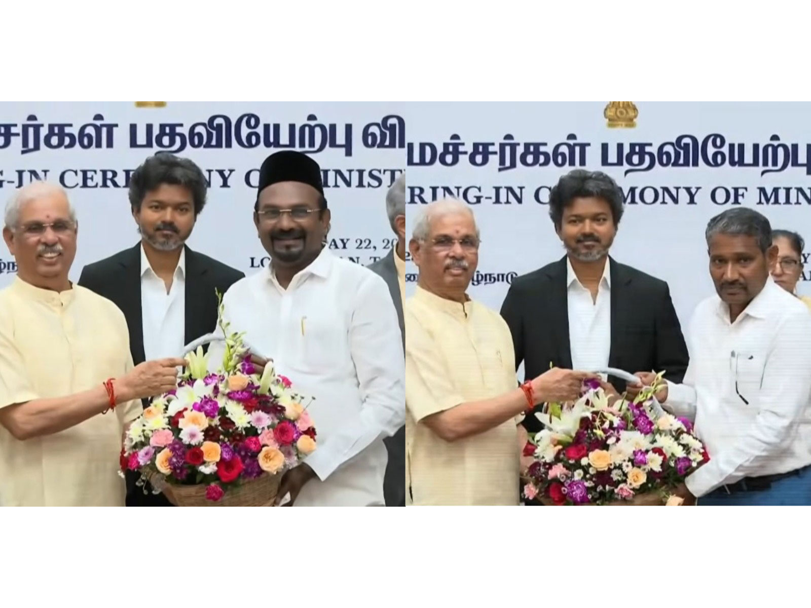IUML's AM Shahjahan (left) and VCK's Vanni Arasu (right) (File Photo/ANI)