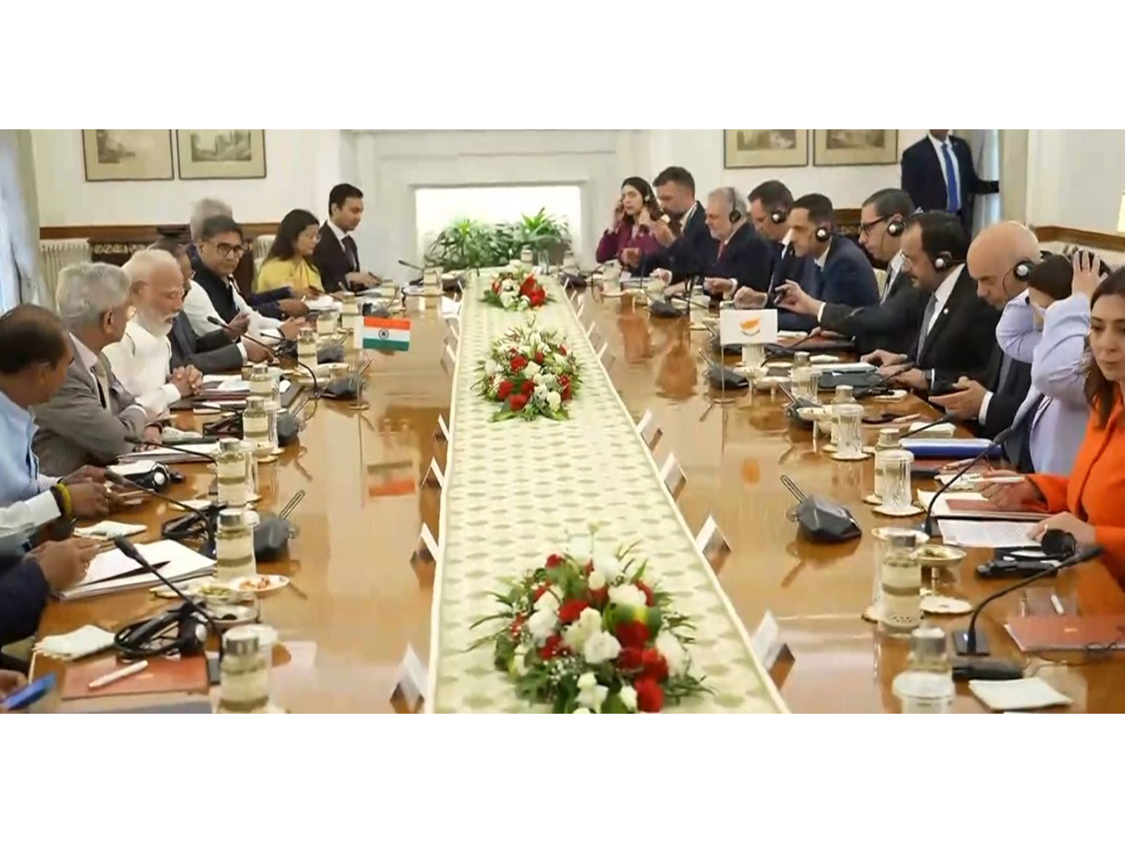 PM Modi, Cyprus President Nikos Christodoulides hold delegation-level talks (Photo/DD News)