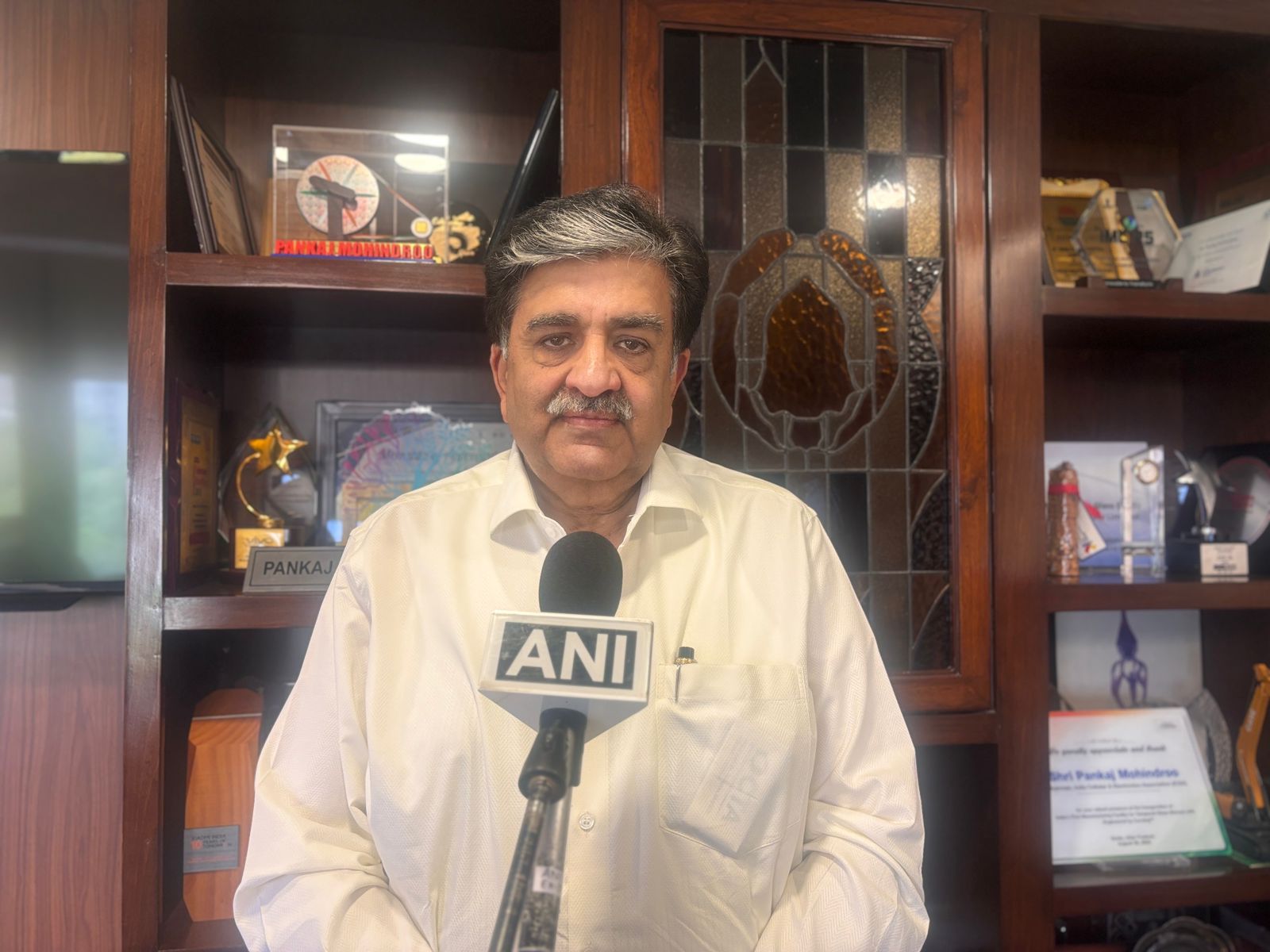 Pankaj Mohindroo, Chairman of the India Cellular & Electronics Association (ICEA) (Photo/ANI)