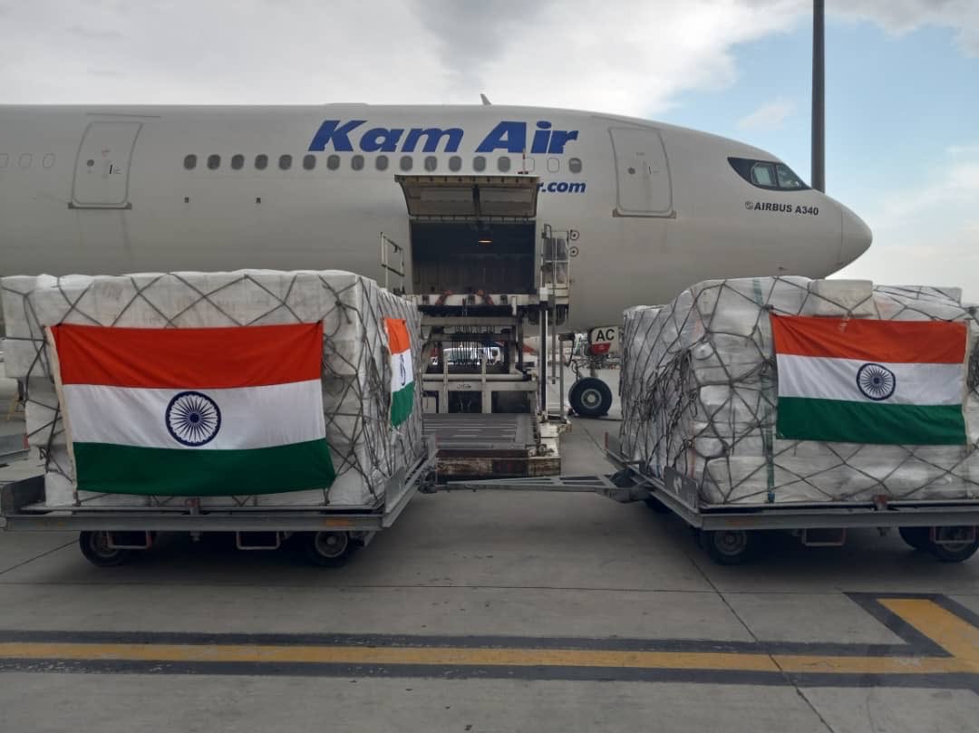 India dispatches critical vaccine material to Afghanistan (Photo/X@MEAIndia)