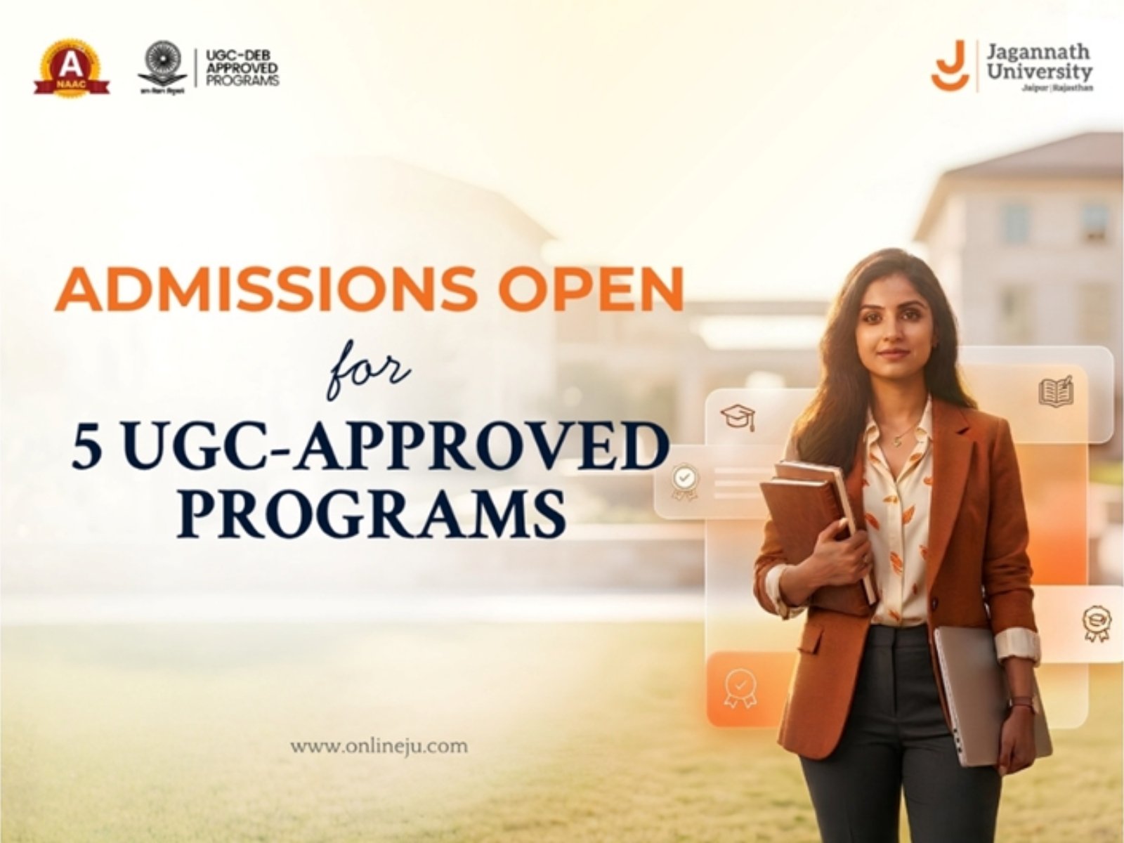 July 2026 Admissions Open: Jagan Nath University Online Launches New Session Across 5 UGC-approved Programs