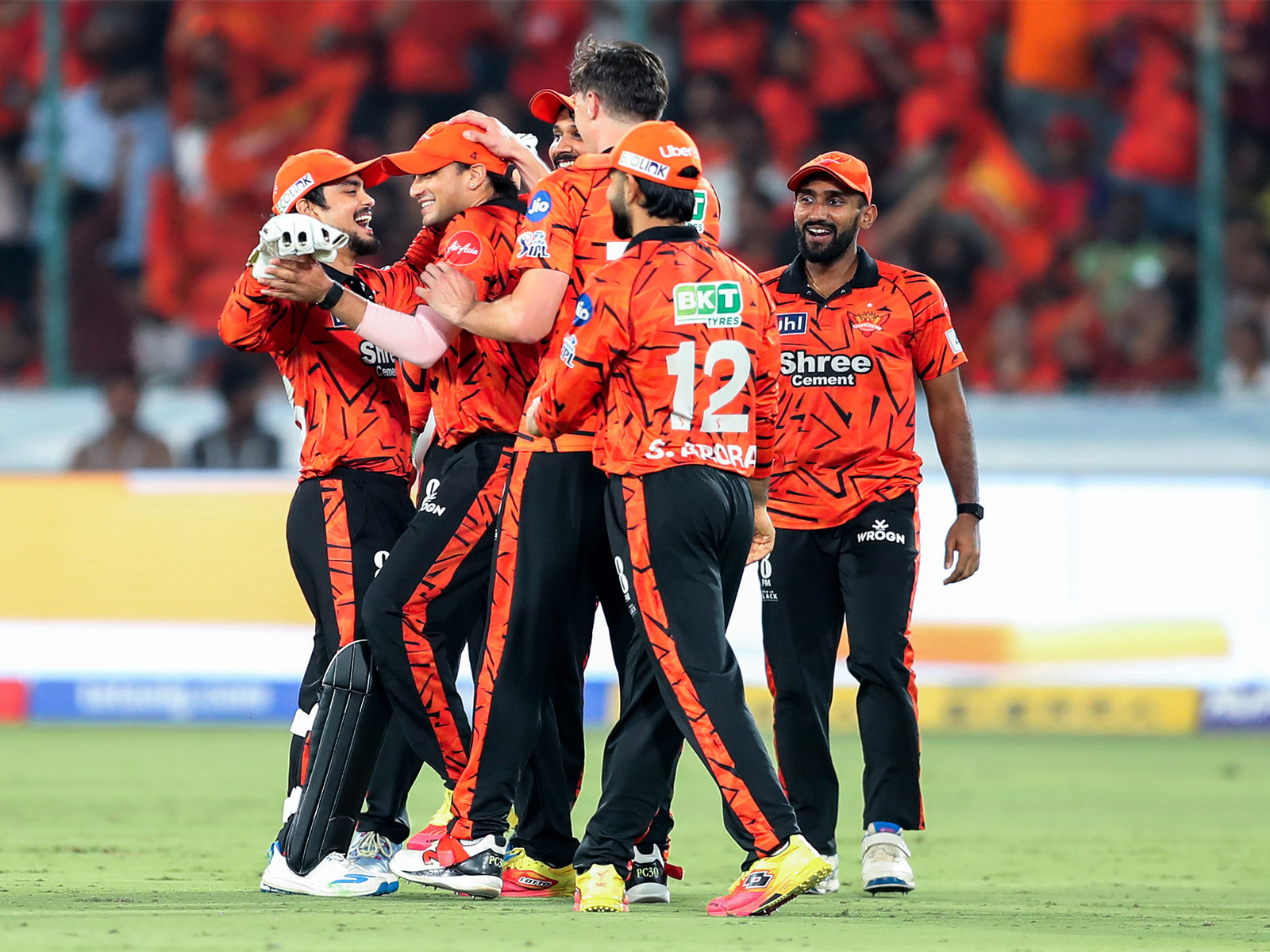 SRH team celebrating. (Photo: ANI)