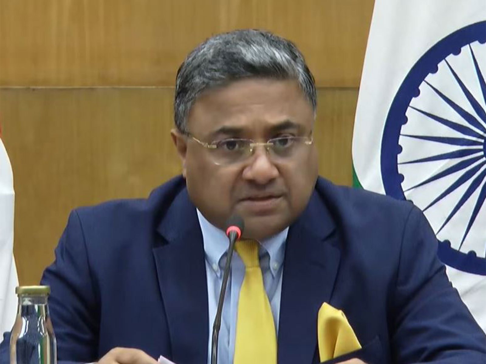 Secretary (West) in the Ministry of External Affairs, Sibi George (Photo/MEAYoutube)