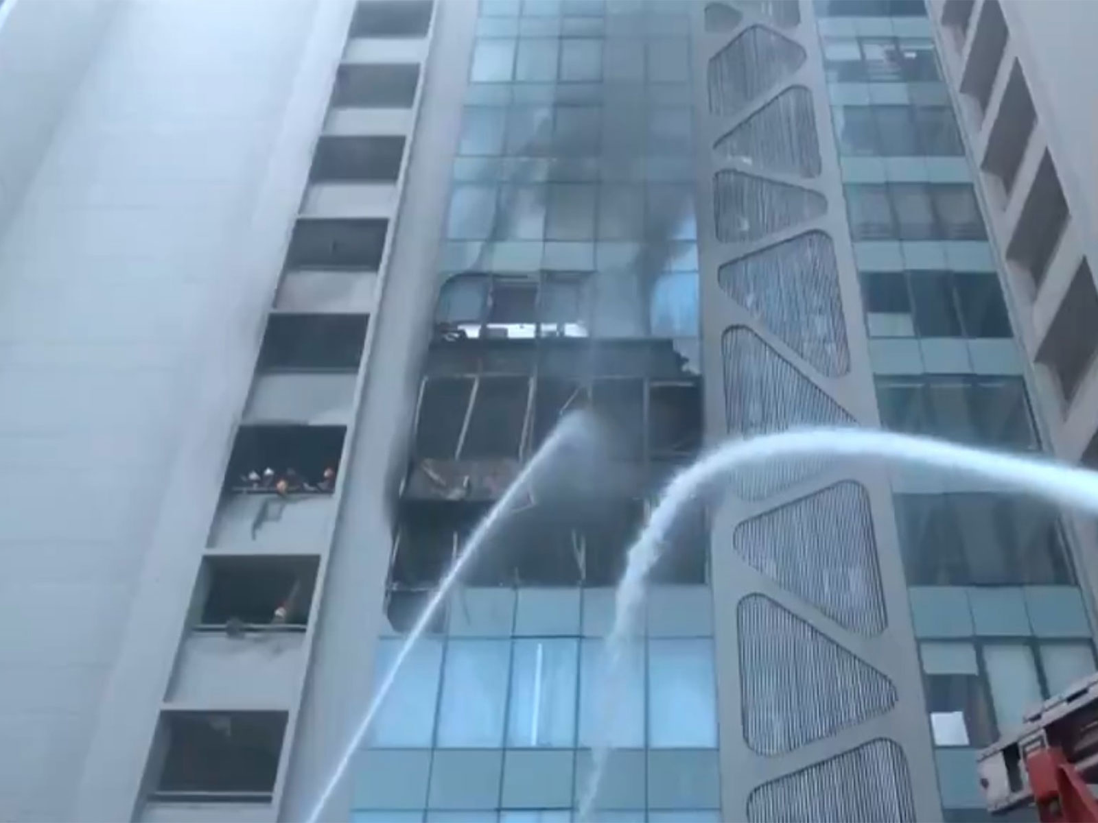 Fire broke out in Solitaire Tower (Photo/ANI)