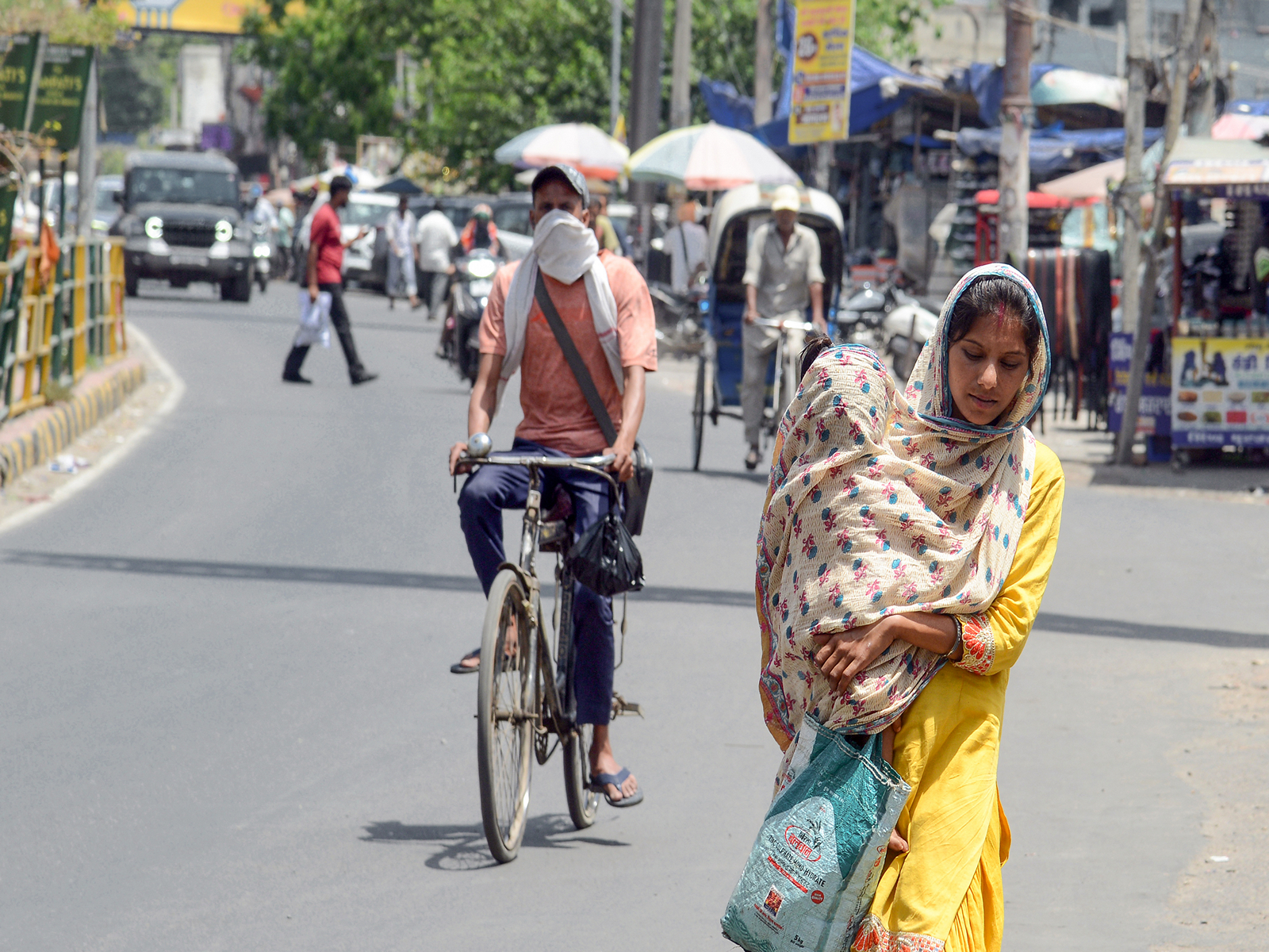 Heatwave in Jalandhar (Photo/ANI)