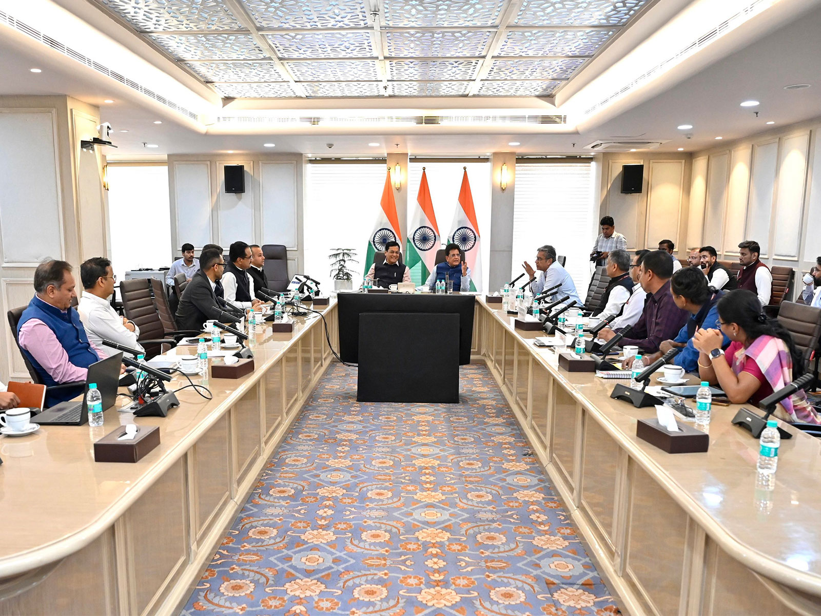 A high-level meeting (Photo/x/ @PiyushGoyal)