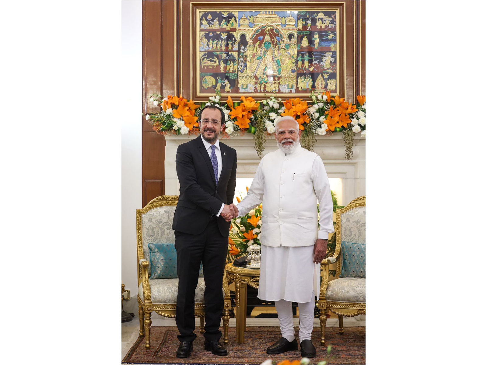 Cyprus President Nikos Christodoulides and Prime Minister Narendra Modi (Photo/X@narendramodi)