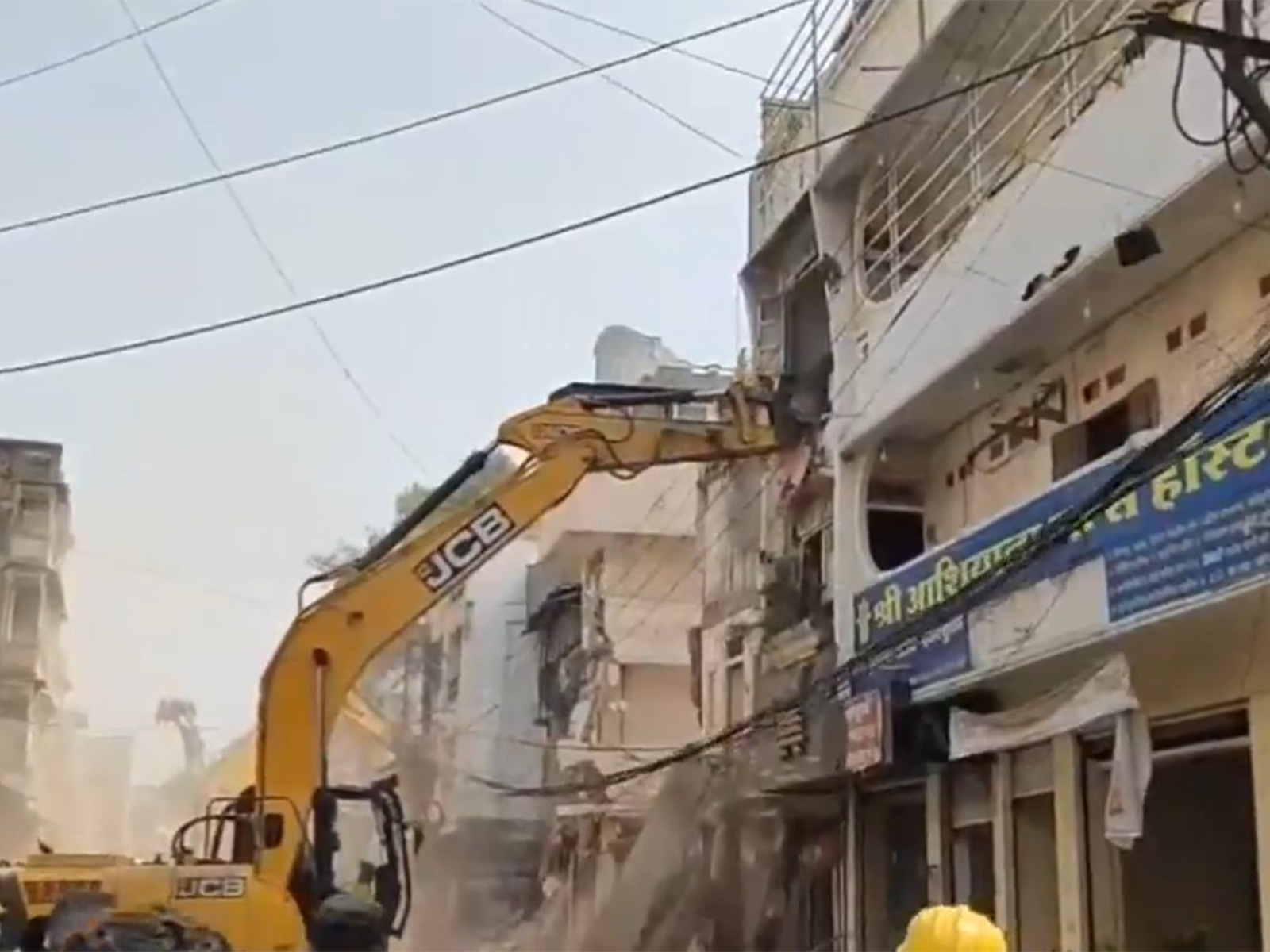 Demolition drive against illegal constructions (Photo/ANI)