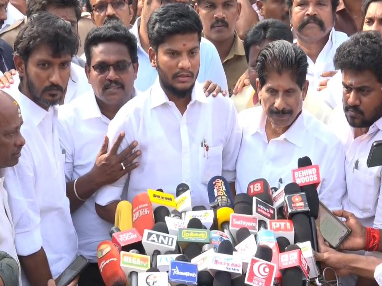 Tamil Nadu Hindu Religious and Charitable Endowments (HR&CE) Minister Ramesh (Photo/ANI)