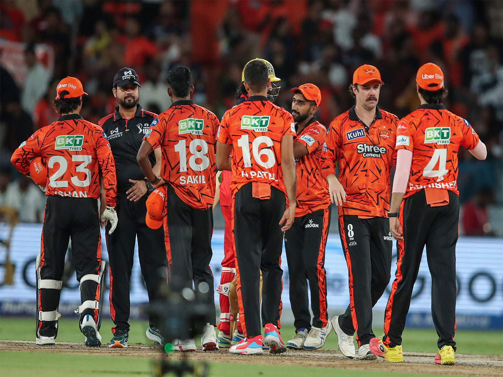 Sunrisers Hyderabad players (Photo: ANI)