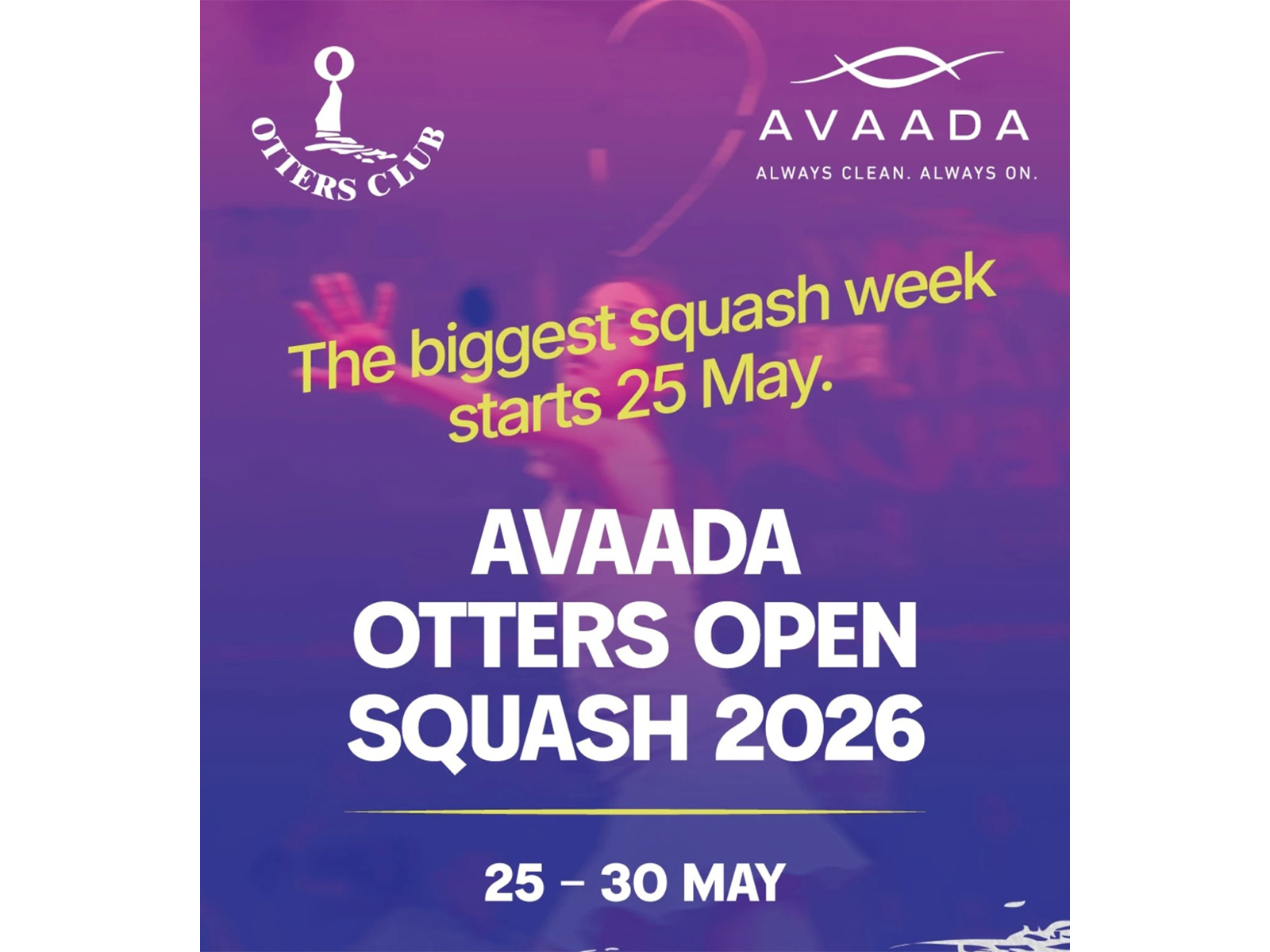 Picture Source (Otters Club Squash Tournament 2026 logo) 