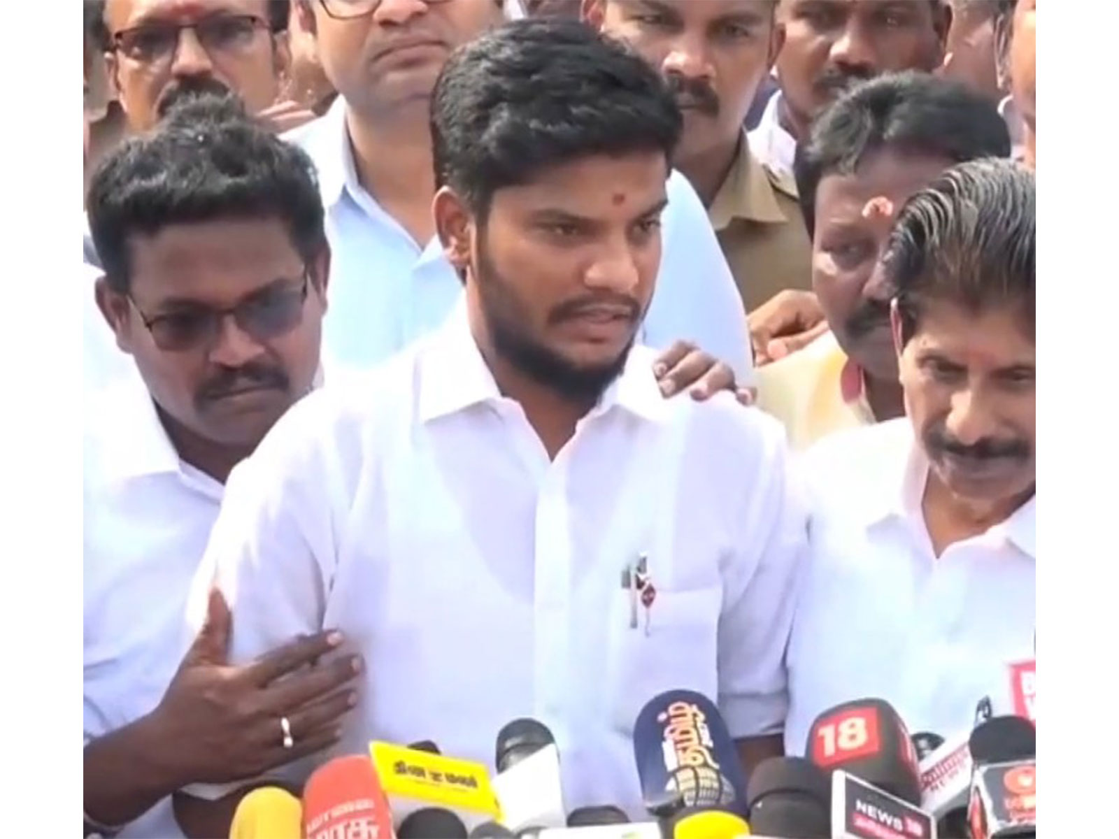 Tamil Nadu Minister Ramesh (Photo/ANI)