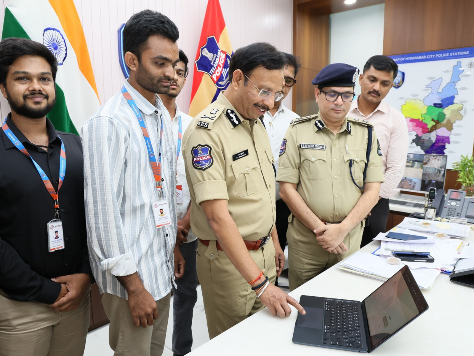 Hyderabad Police launch India's first AI-Powered multilingual complaint recorder 'AI-CopWriter' (Photo/HyderabadCityPolice)