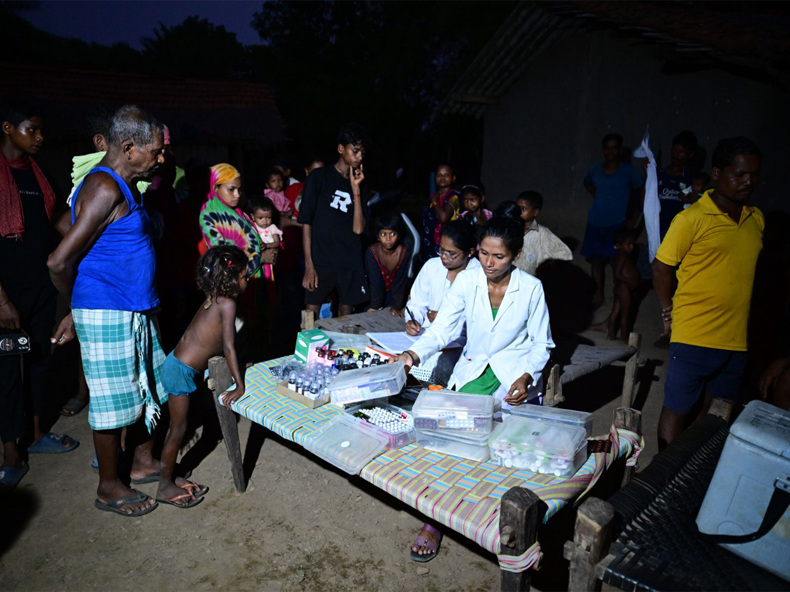 Night health camps reach Sukma villages under Bastar drive (Photo/ANI) 