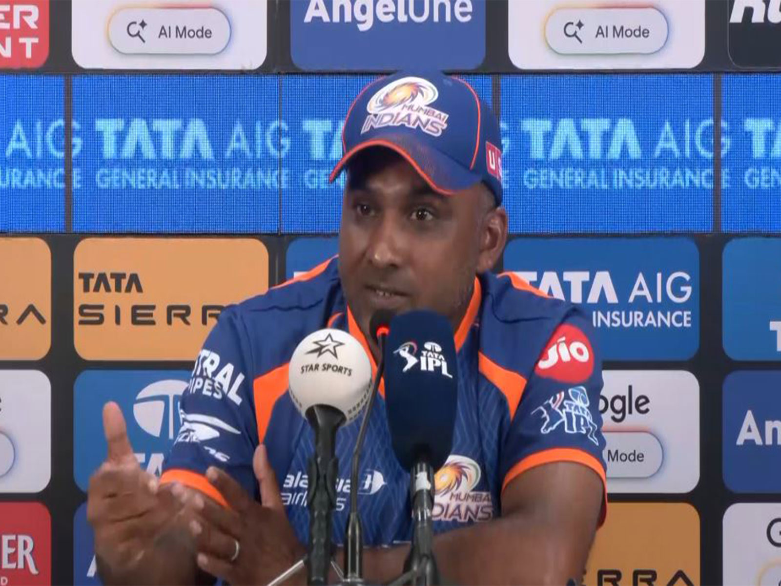 MI head coach Mahela Jayawardene (Photo: ANI)