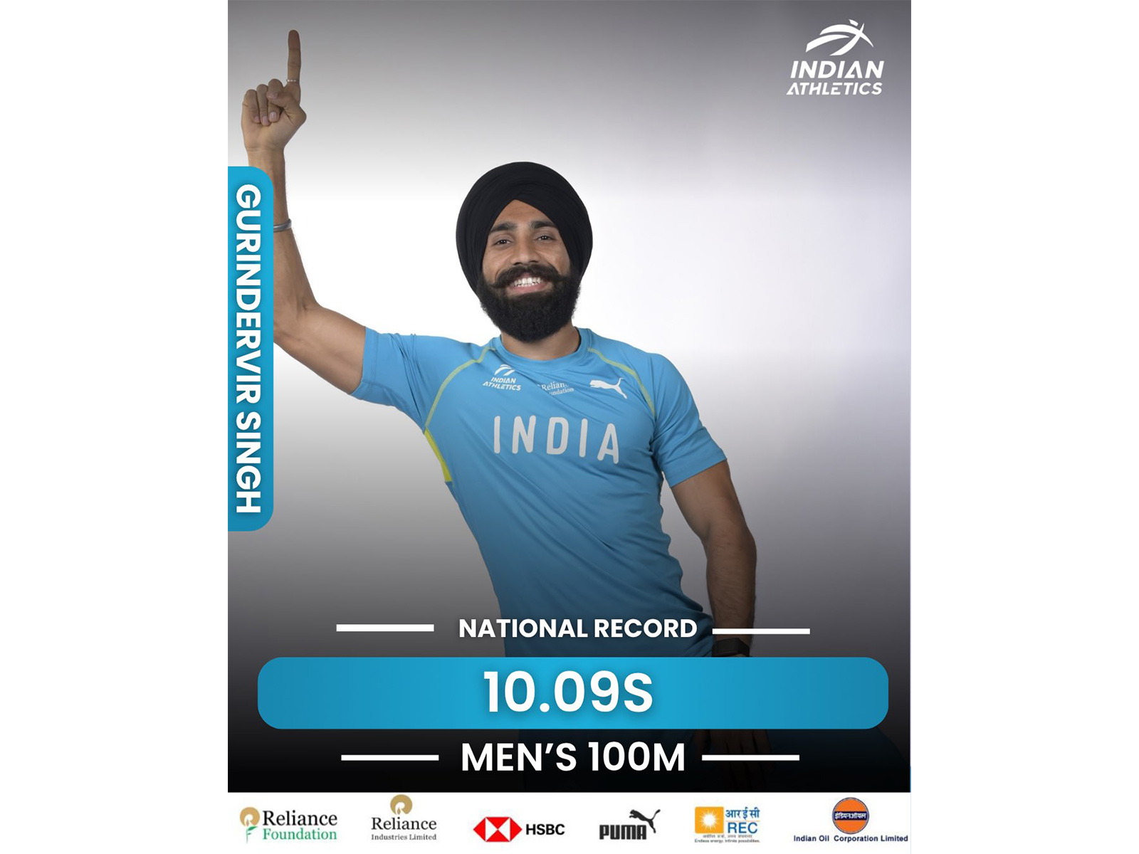 Gurindervir Singh. (Photo:X/@afiindia)
