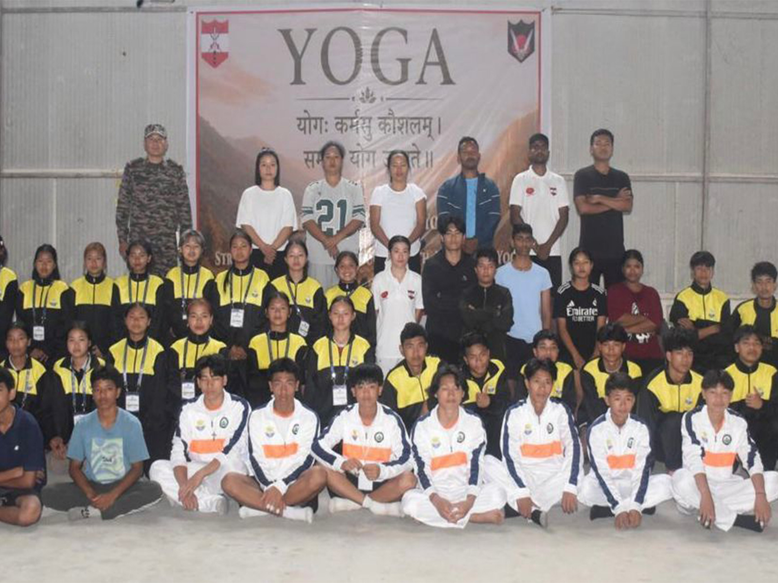 Indian Army conducts yoga session in Aalo (Photo/PRO/Defence)