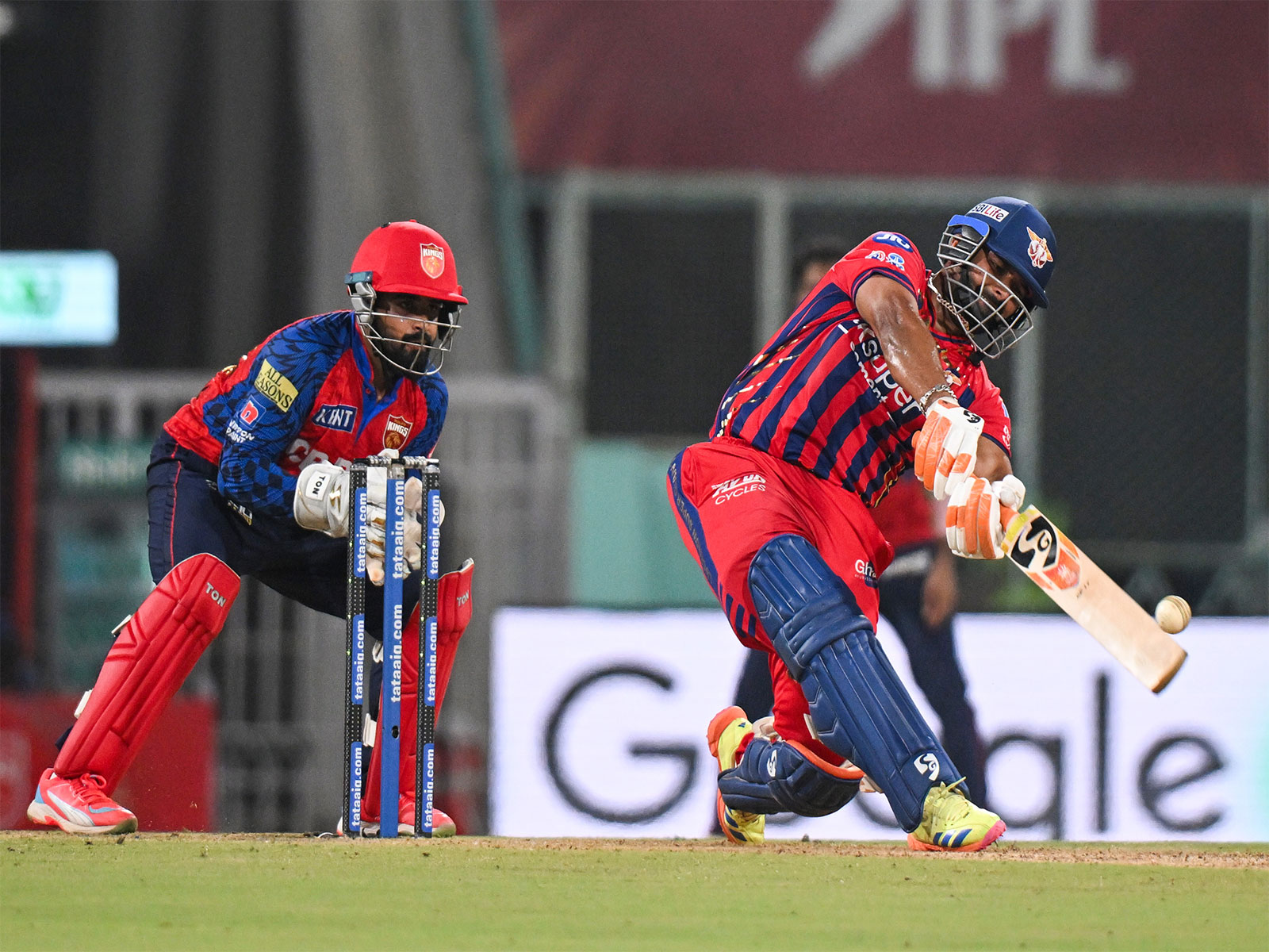 LSG skipper Rishabh Pant batting (Photo: ANI)