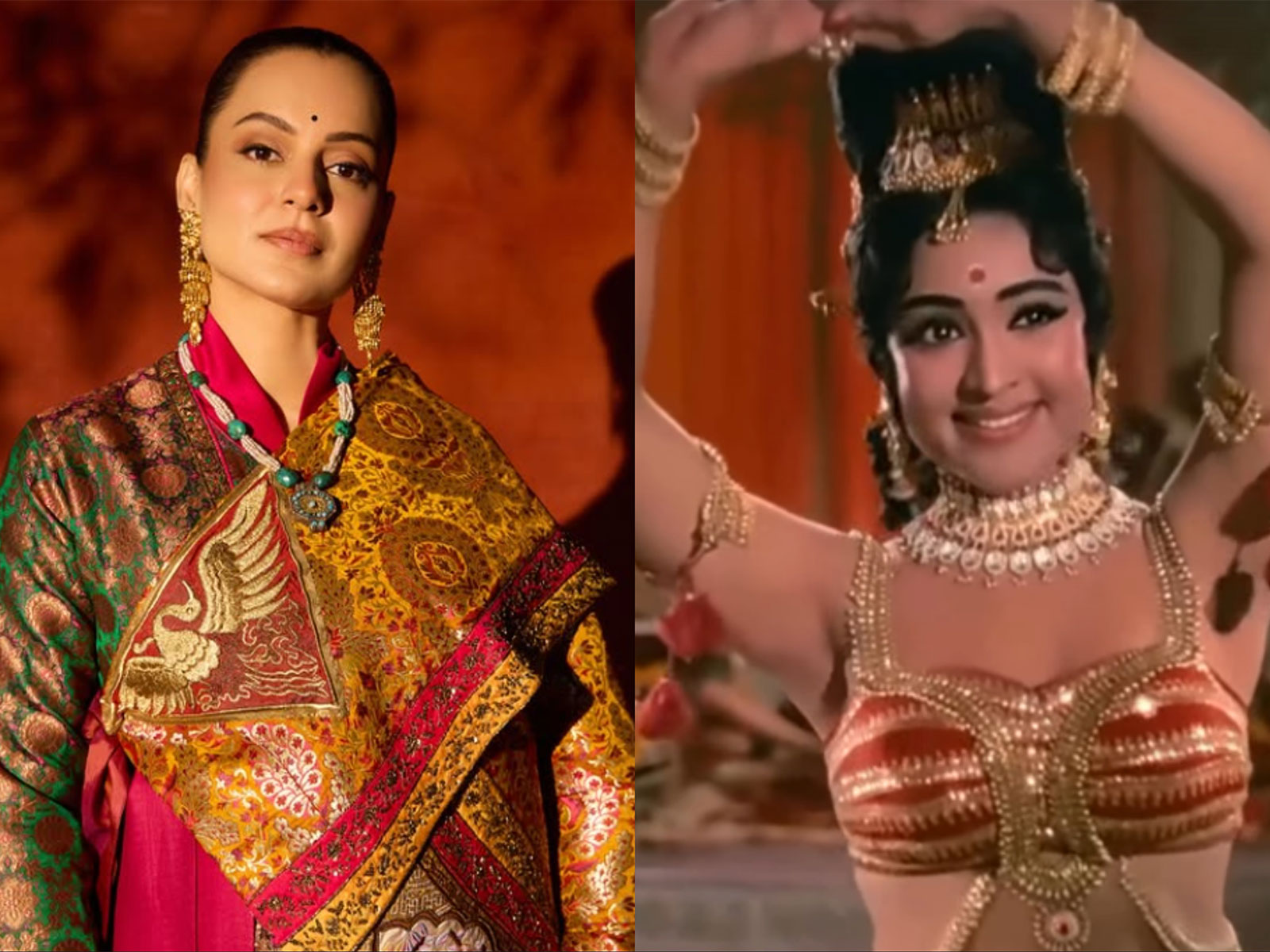 Kangana Ranaut, Vyjayanthimala (Photo/Instagram/@kanganaranaut)