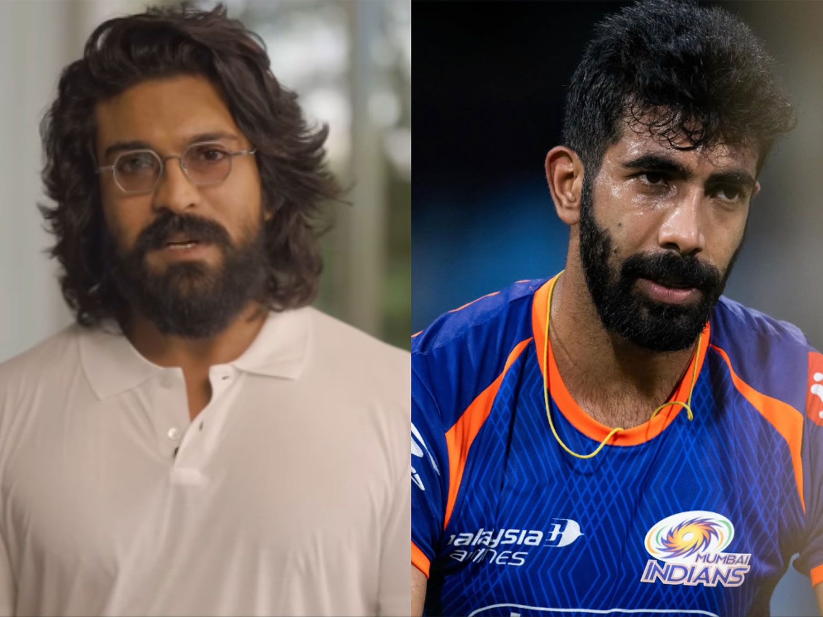Ram Charan, Jasprit Bumrah (Photo/Instagram/@alwaysramcharan,@jaspritb1)
