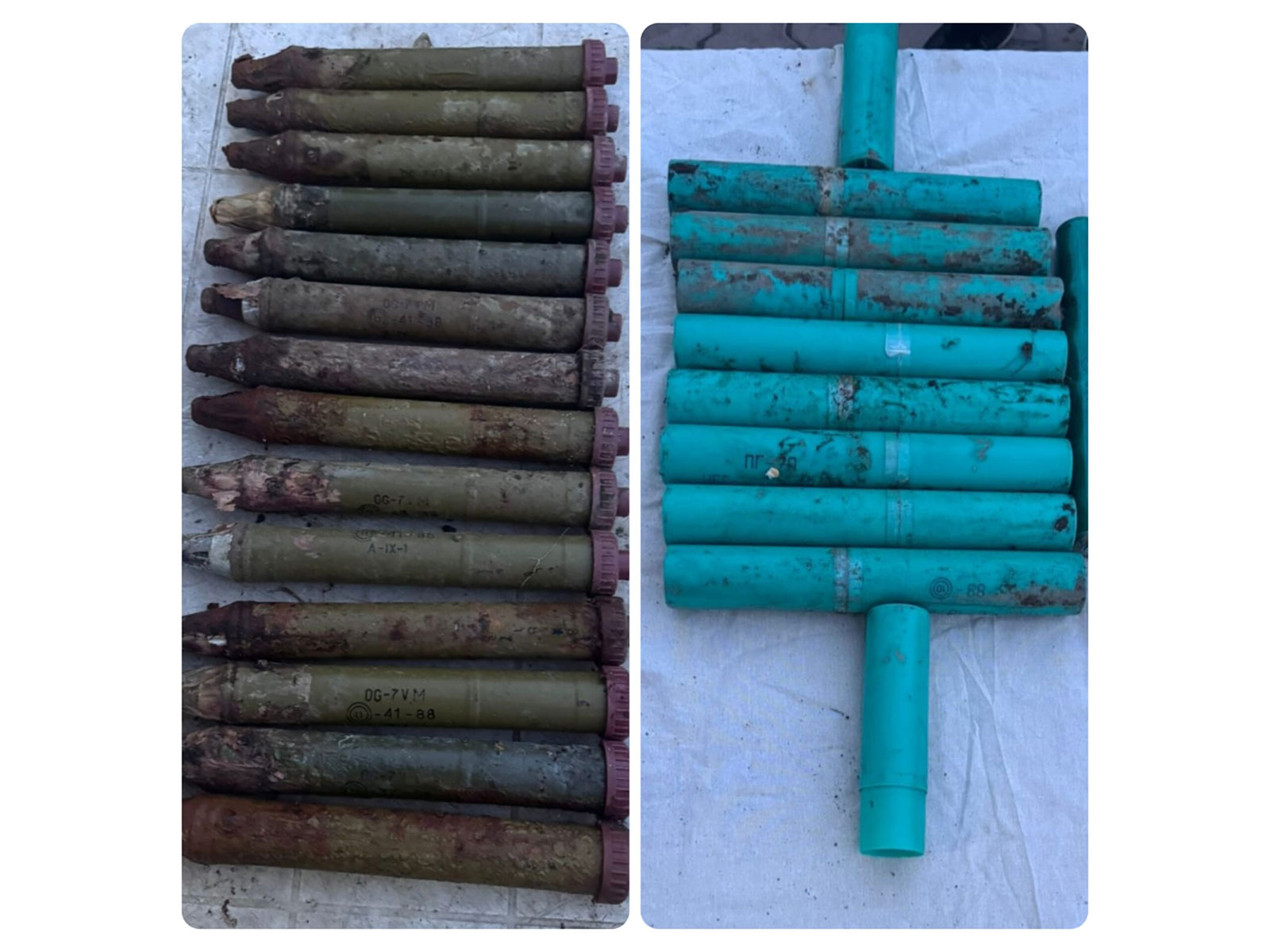 Recovered explosive materials (Photo/J&k Police)